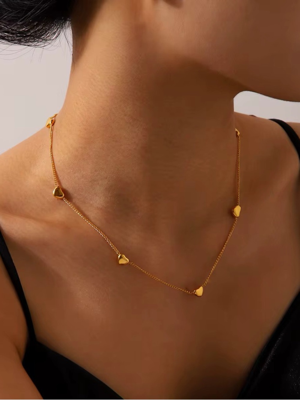 18K Gold Plated Heart Necklace